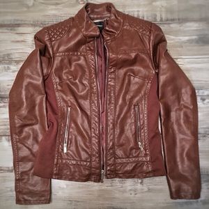Leather like jacket